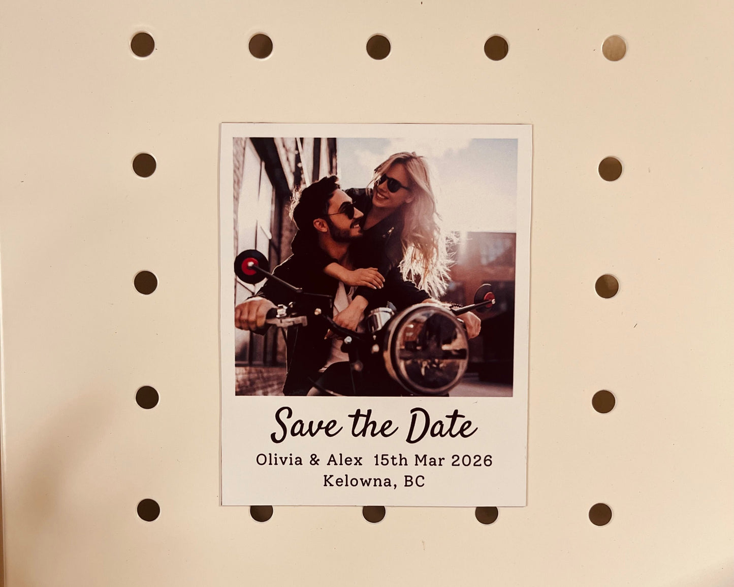 Custom-Made Save the Date Photo Magnets