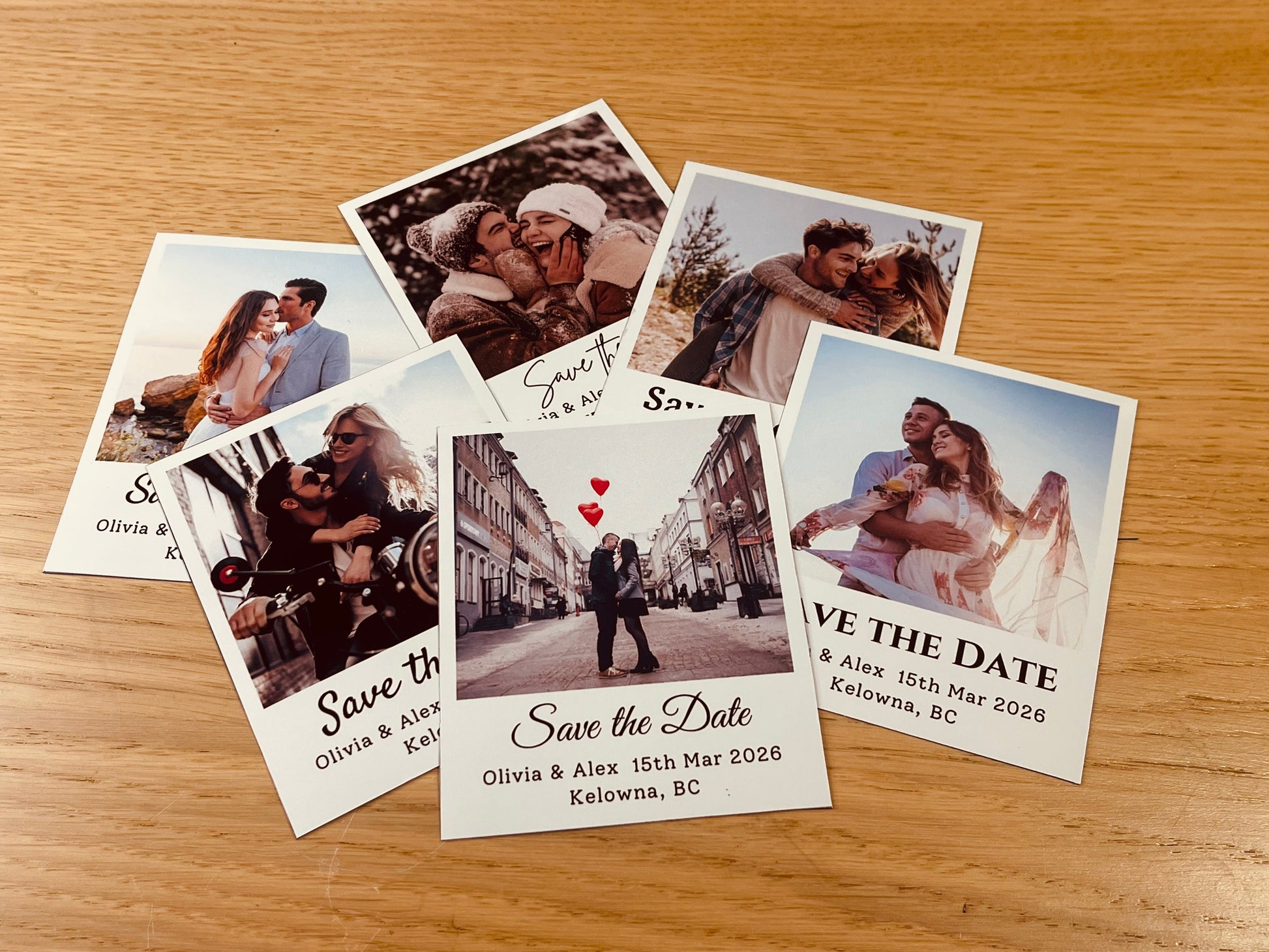 Personalized Save the Date Photo Magnets